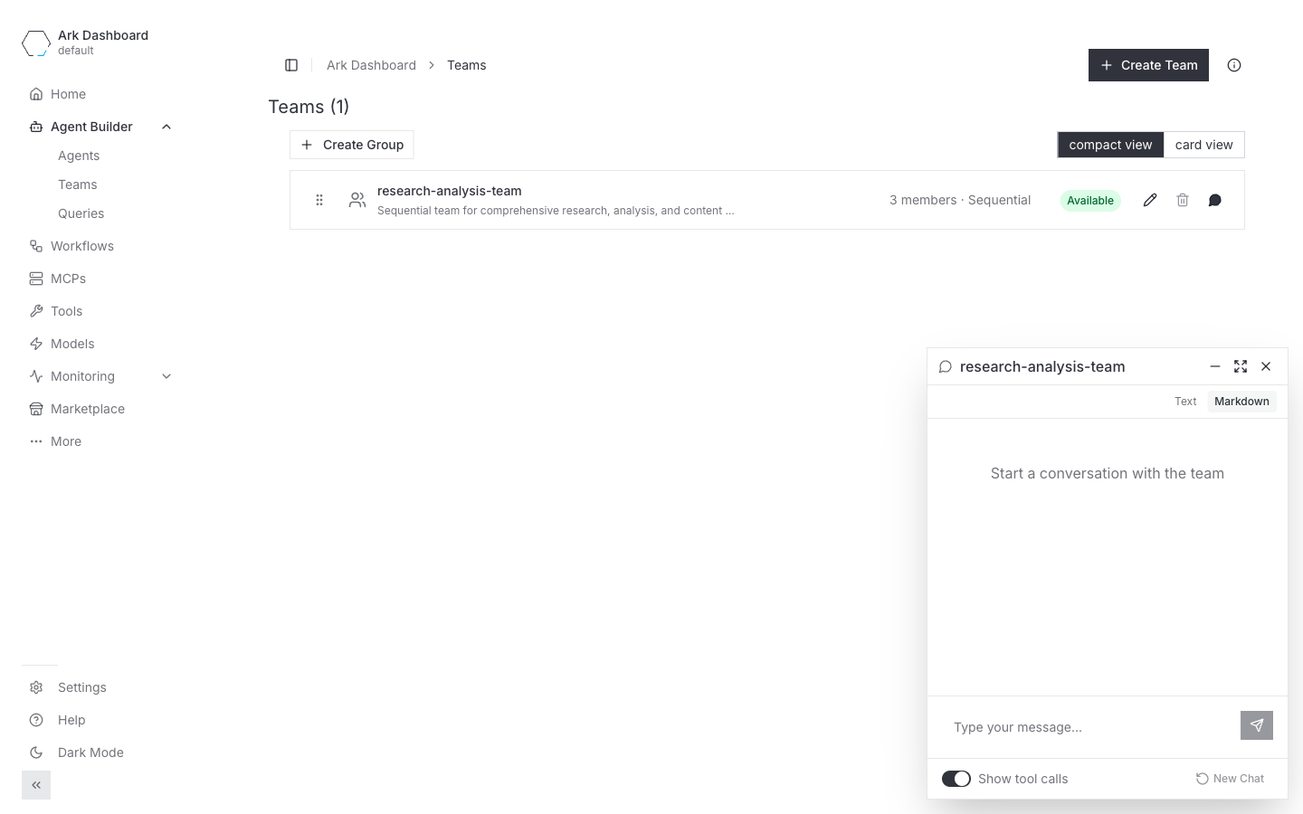 Floating chat bubble against the Teams page