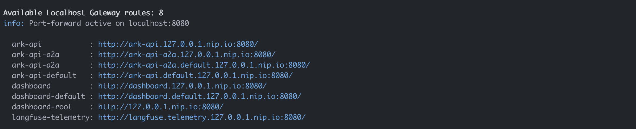 Screenshot of 'make routes'